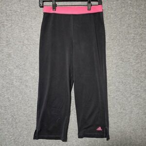 Womens Adidas Pink Black‎ Joggers Size Medium